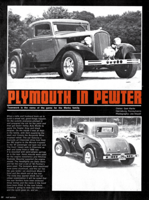 RA October 1976 - PLYMOUTH IN PEWTER
