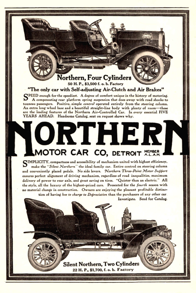 1907 Northern Touring Ad