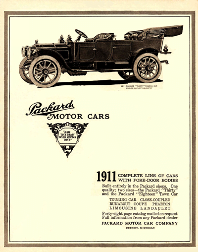1911 Packard Model 30 Print Ad 2