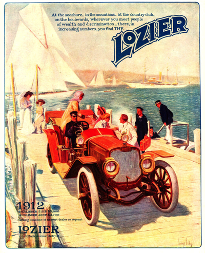 1912 Lozier Touring Ad