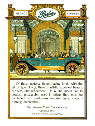 1912 Peerless 48-six Print Ad 2
