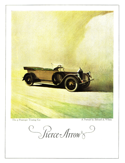 1921 Pierce-Arrow Print Ad 1