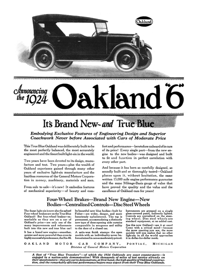 1924 Oakland 4-door Touring