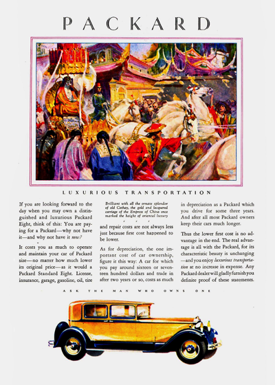 1930 Packard Standard Club Sedan Ad “If you are looking “