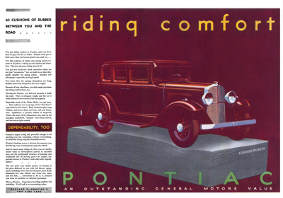 1931 Pontiac 4-door Sedan, September 12th Print Ad