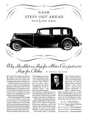 1932 Nash Ad "Why Shouldn't We Shop"