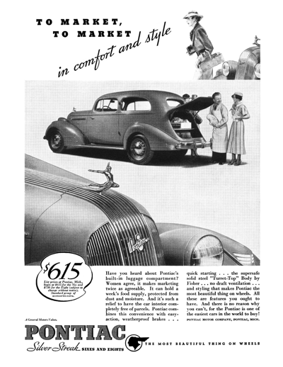 1935 Pontiac 2-Door Sedan "To Market, To Market . . ."