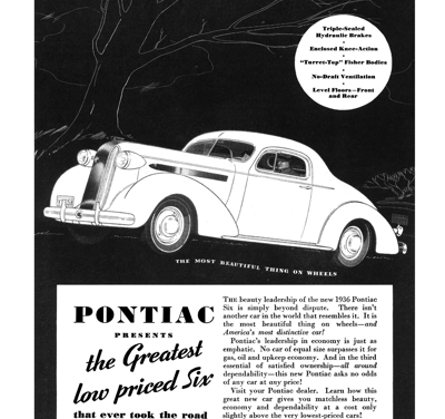 1936 Pontiac Master Six Coupe, . . .that ever took the road