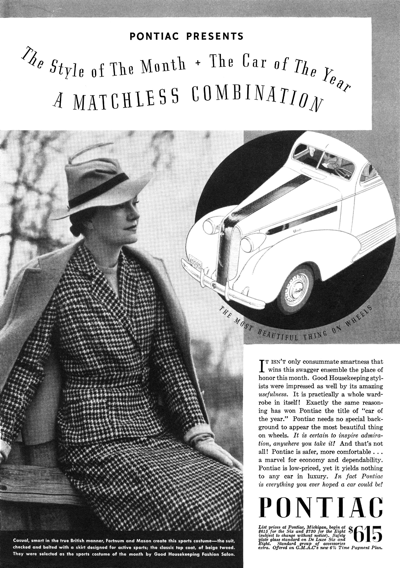 1936 Pontiac, Style of the Month, Pontiac Presents