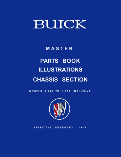 1940-1972 Buick Parts and Accessories Catalog – Chassis Illustrations