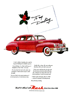 1948 Nash Ad "To My Darling"