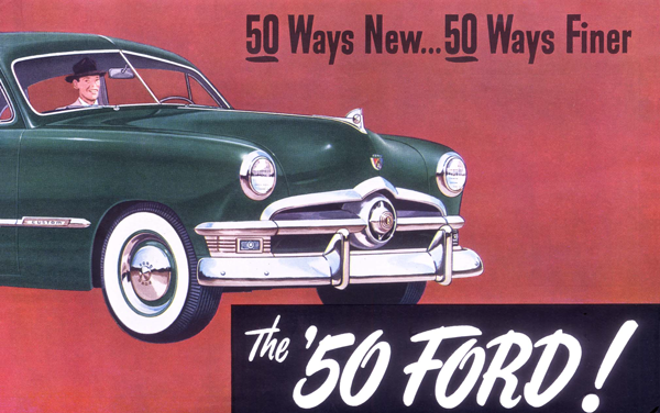1950 Ford Foldout Brochure