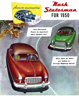 1950 Nash Statesman Foldout Brochure