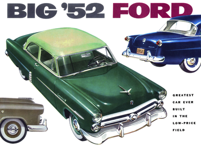 1952 Ford Full-line Deluxe Brochure