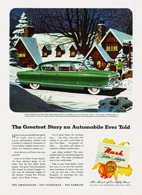 1952 Nash Ad "The greatest story an automobile ever told"