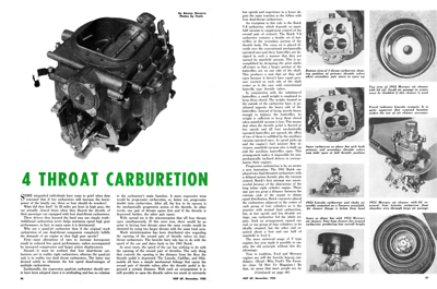 HOP November 1953 - 4 Throat Carburetion