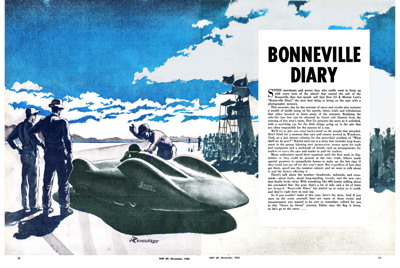 HOP November 1953 - Bonneville Diary