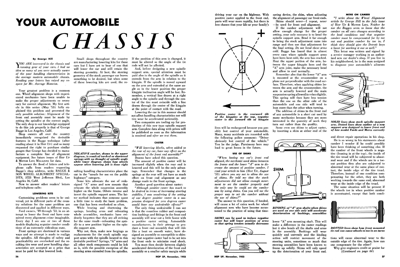 HOP November 1953 - Your Automobile Chassis