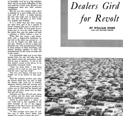 CL April 1954 – Dealers Gird for Revolt