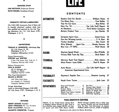 Car Life – April 1954