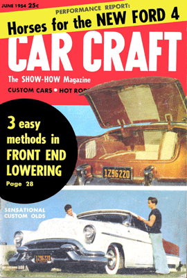 car craft june 1954 cover