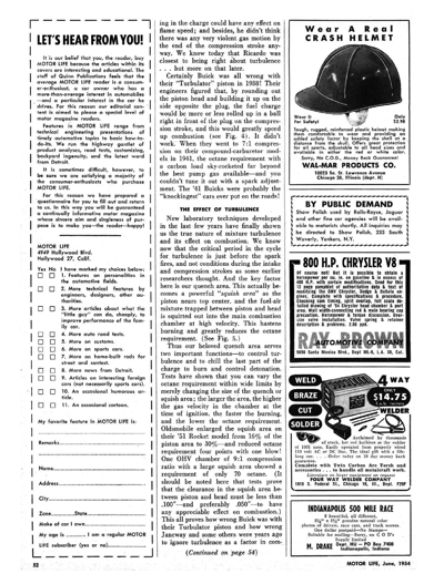 HOP June 1954 - Hop Up/ Motor Life Readers Survey