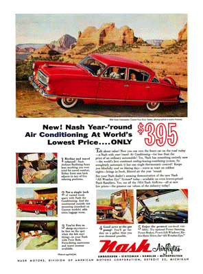 1954 Nash Ad “New! Nash’s Year