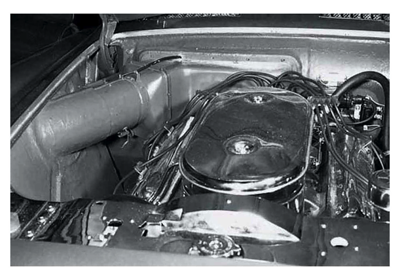 1954 Oldsmobile F-88 2 4-barrel engine PR photo