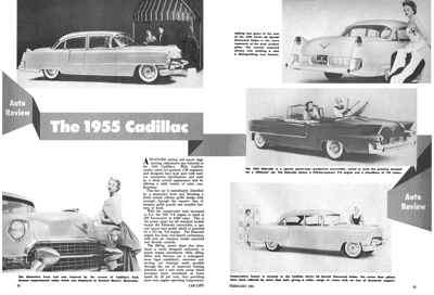 CL February 1955 - the 1955 Cadillac