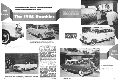 CL February 1955 - Review 1955 Rambler