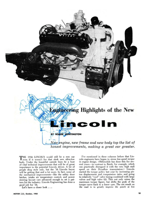 ML October 1955 - Engineering Analysis of the New Lincoln