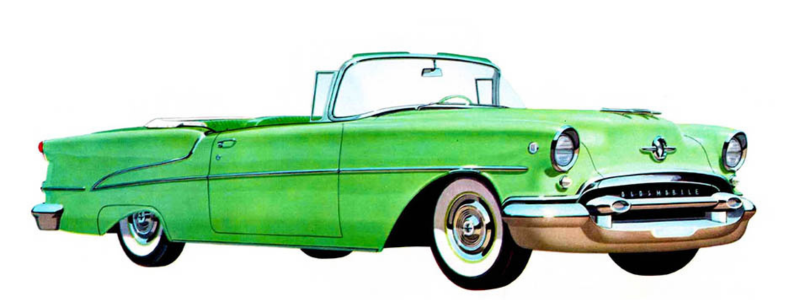 1955 Oldsmobile Described In Detail