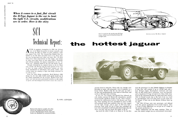 SCI May 1956 - The Hottest Jaguar
