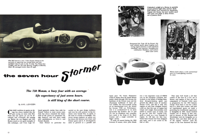 SCI June 1956 - the seven hour Stormer 750 Monza