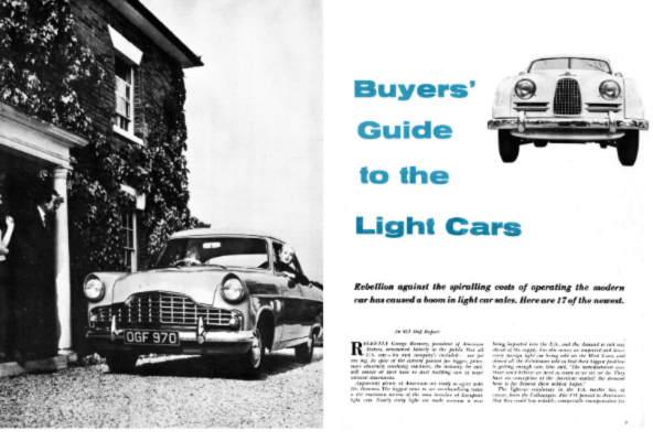 SCI July 1956 - Buyers' Guide to the Light Cars
