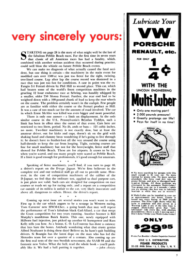 SCI August 1956 - Very SIncerely Yours