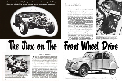 SCI November 1956 - The Jinx on the Front Wheel Drive