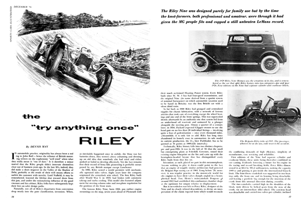 SCI December 1956 - The Try Anything Once Riley