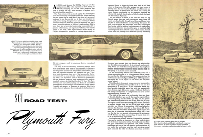 SCI August 1957 - Plymouth Fury