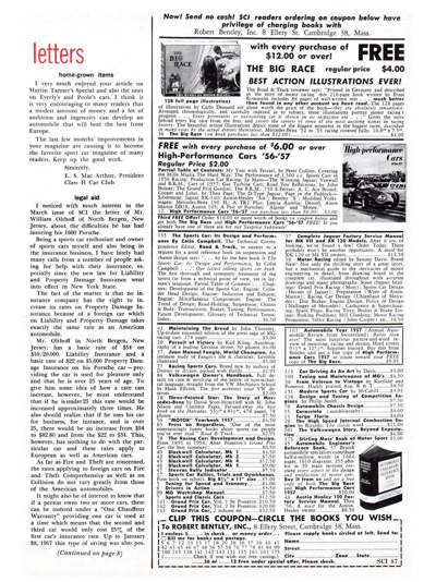 SCI August 1957 - Letters
