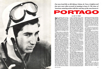 SCI August 1957 - Portago