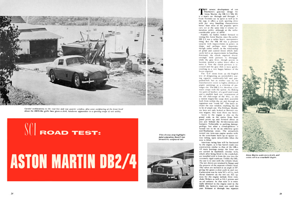 SCI October 1957 - Aston Martin DB 2/4 Mark III