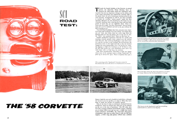 SCI December 1957 - The '58 Corvette