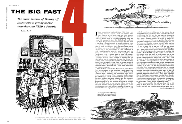 SCI December 1957 - The Big Fast 4