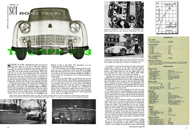 SCI March 1958 - Triumph TR3