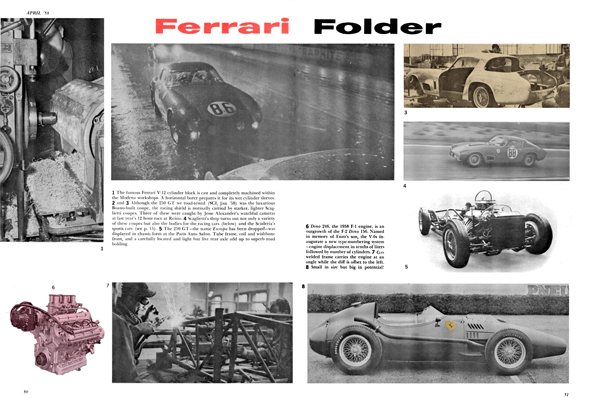 SCI April 1958 - Ferrari Folder