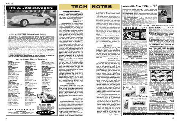 SCI April 1958 - Technotes