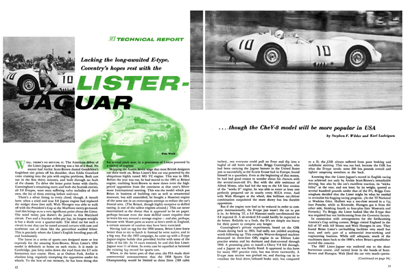 SCI July 1958 - Lister- Jaguar
