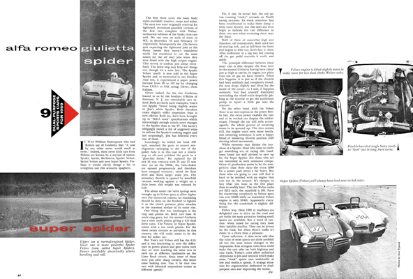 SCI December 1958 - Alfa Romeo Giulietta Spider