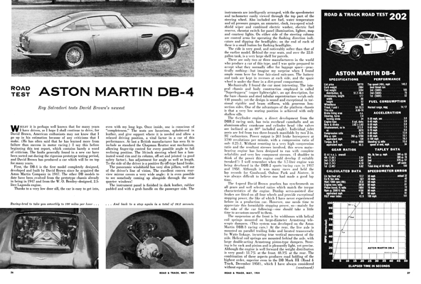 RT May 1959 - Aston Martin DB-4